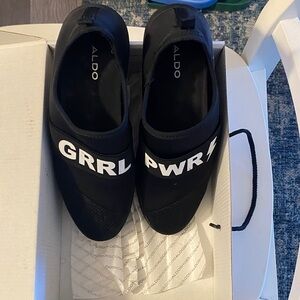 ALDO Women's Black GRRL PWR Sneakers